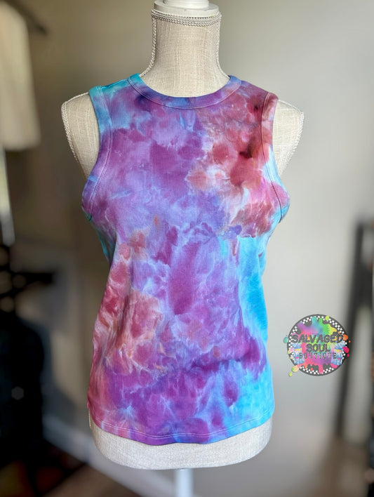 XL Ice Dye Ribbed Tank