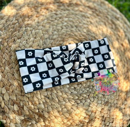 Floral Checkers