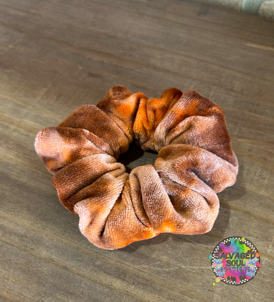 Ice Dye Scrunchie (Nutmeg)