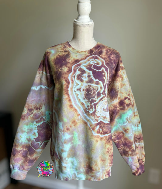 Desert Stone Geode Ice Dye