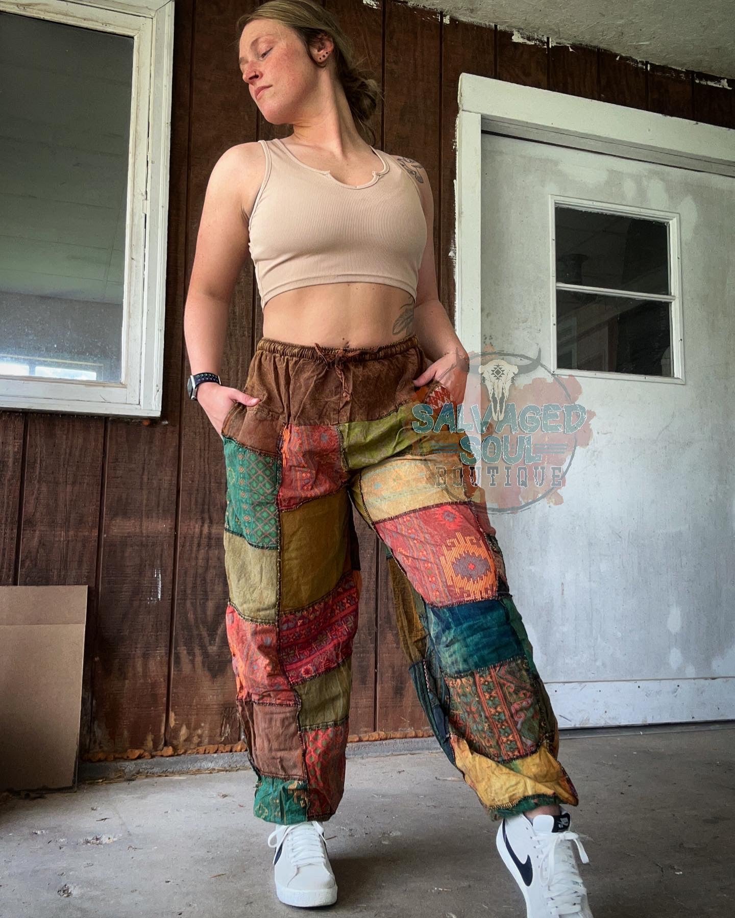 PATCHWORK PANTS