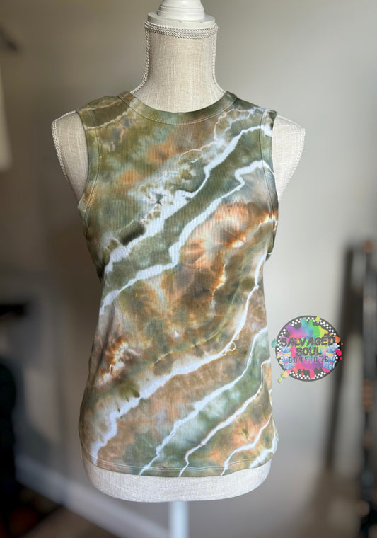 XL Ice Dye Ribbed Tank