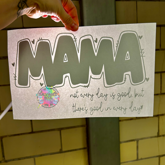 Mama (with pocket/sleeve) - Black