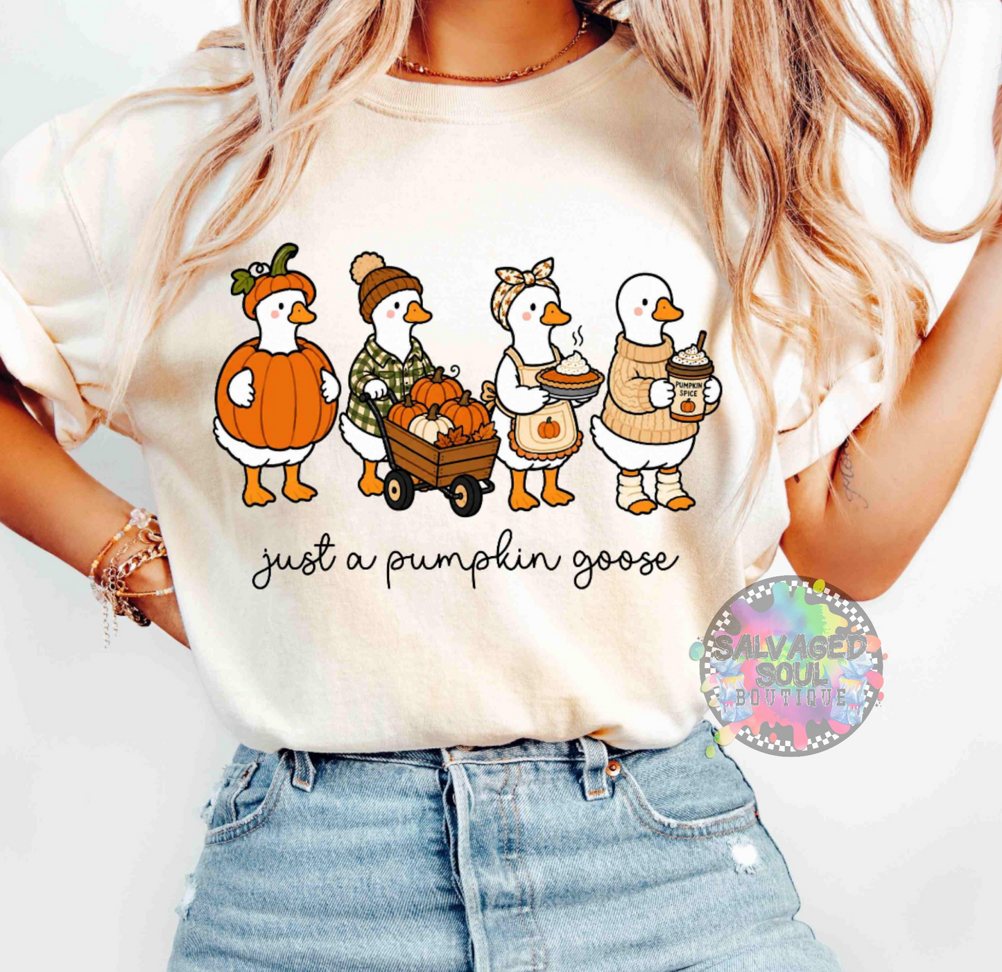 Just A Pumpkin Goose