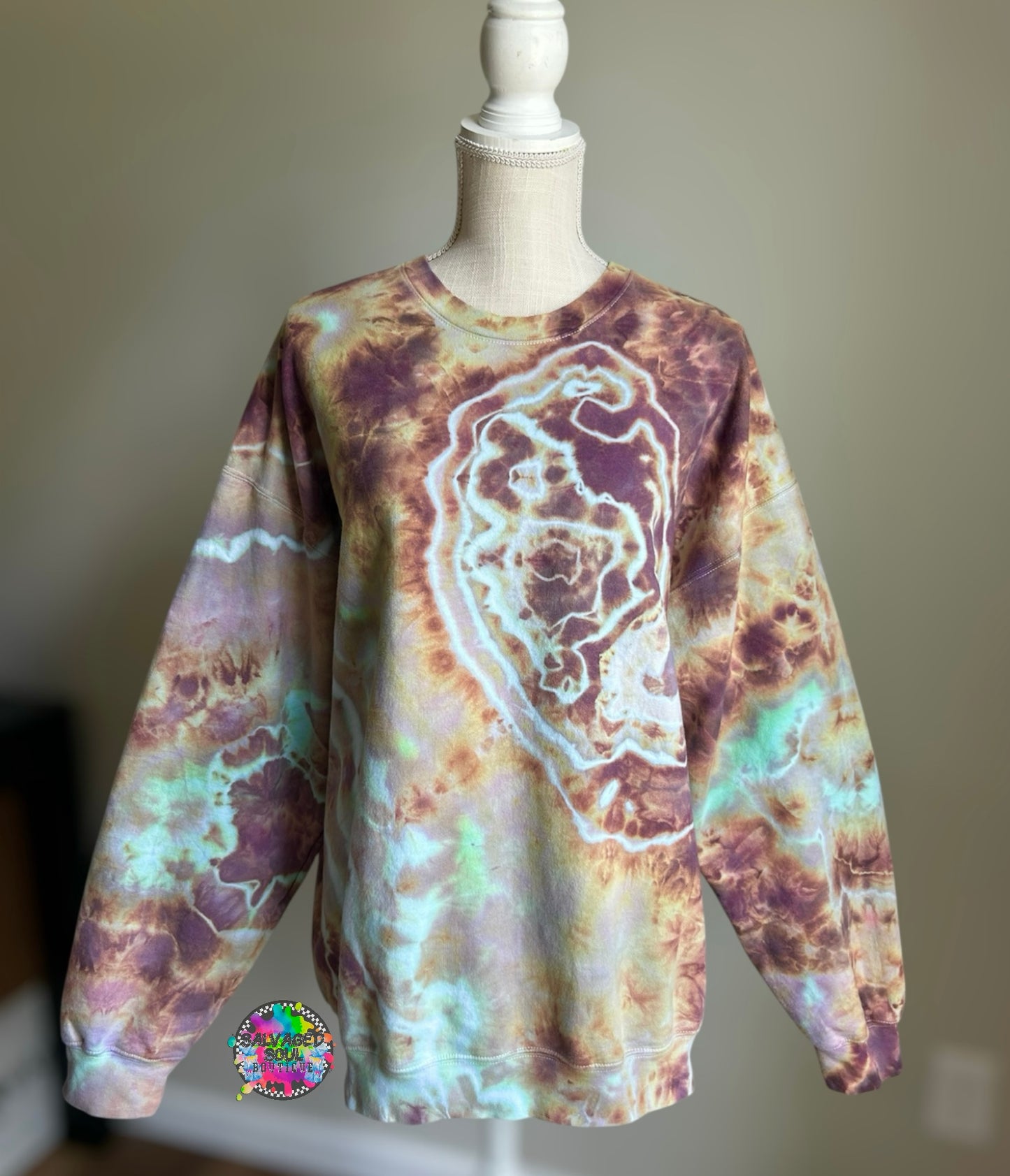 Desert Stone Geode Ice Dye